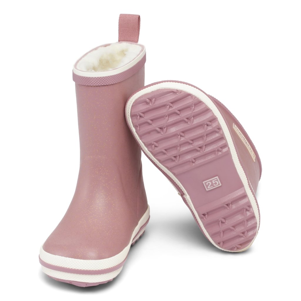 Bundgaard Classic Sunrise rosa gefütterte Gummistiefel
