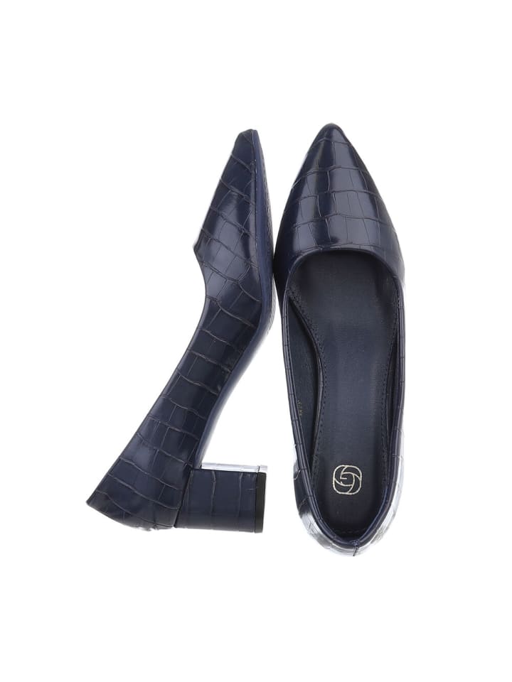 Ital-Design Pump in Dunkelblau günstig kaufen 36