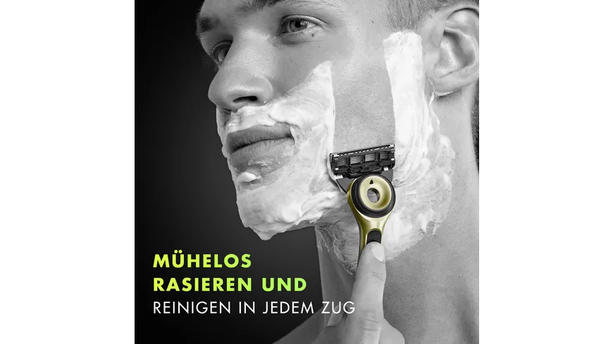 Gillette Labs Champion Gold Edition Rasierer mit Reinigungs-Element