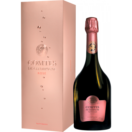 COMTES DE CHAMPAGNE ROSE 2009 - EN COFFRET - CHAMPAGNE TAITTINGER