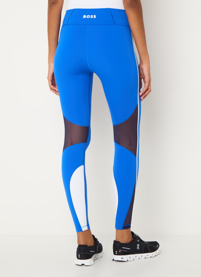 Calça legging de treino de cintura alta HUGO BOSS Energa com logotipo.