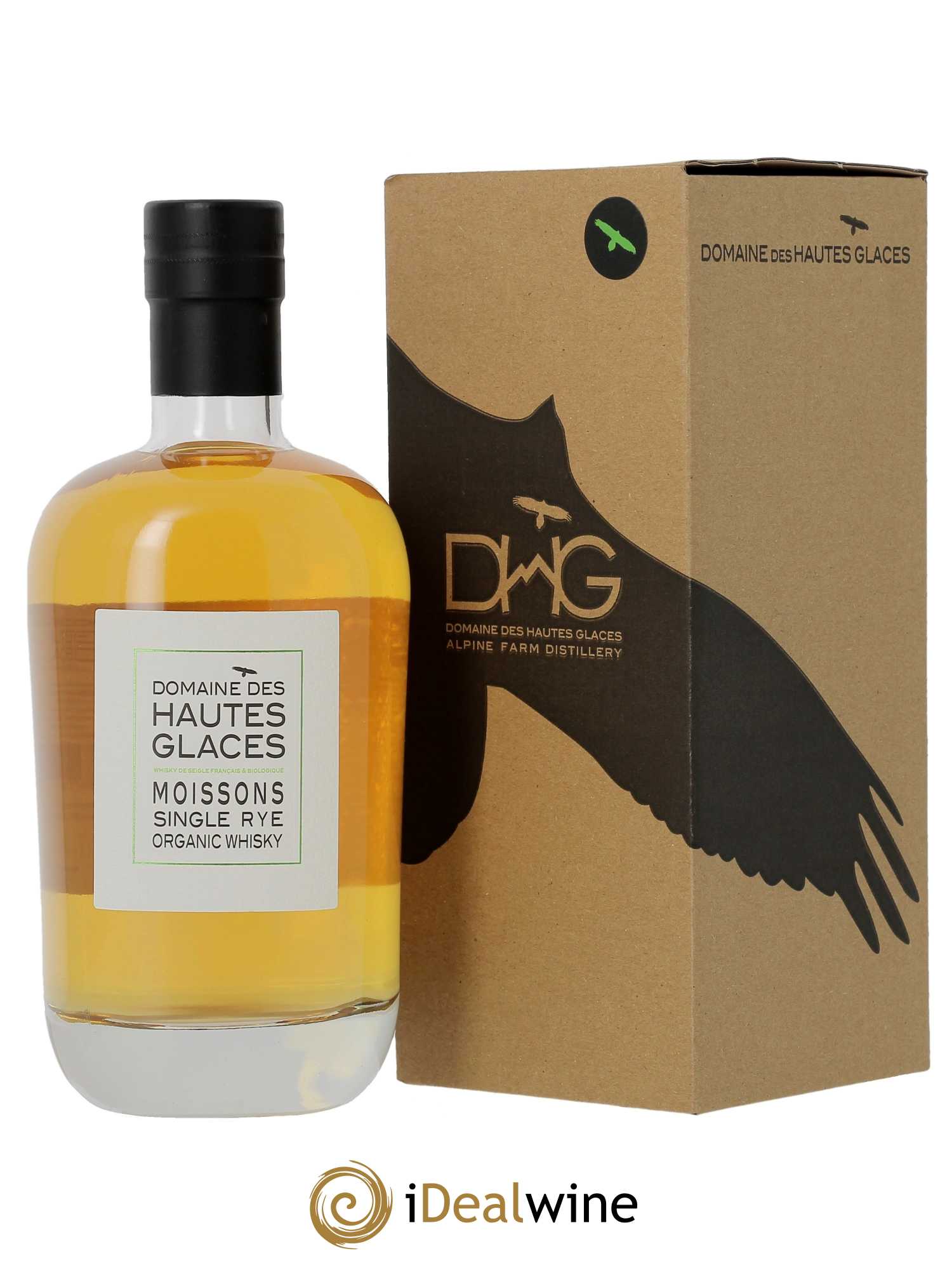 Whisky Hautes Glaces Moissons Single Rye (70cl)  - Lot de 1 Bouteille