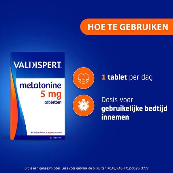 Valdispert Melatonin 5mg Tabletta Gyógyszer - 30 db