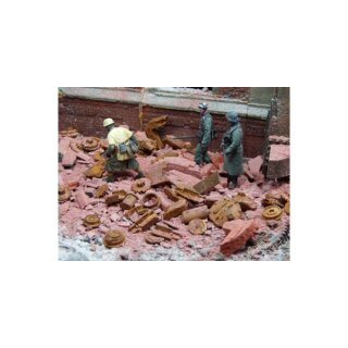 1:35 Metallschrott Zahnräder rostig, 45g