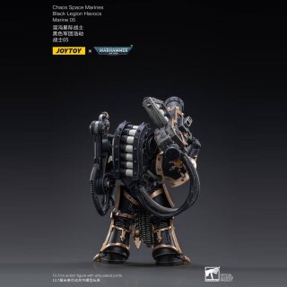 Warhammer 40k Actionfigur 1/18 Black Legion Havocs Marine 05 14 cm