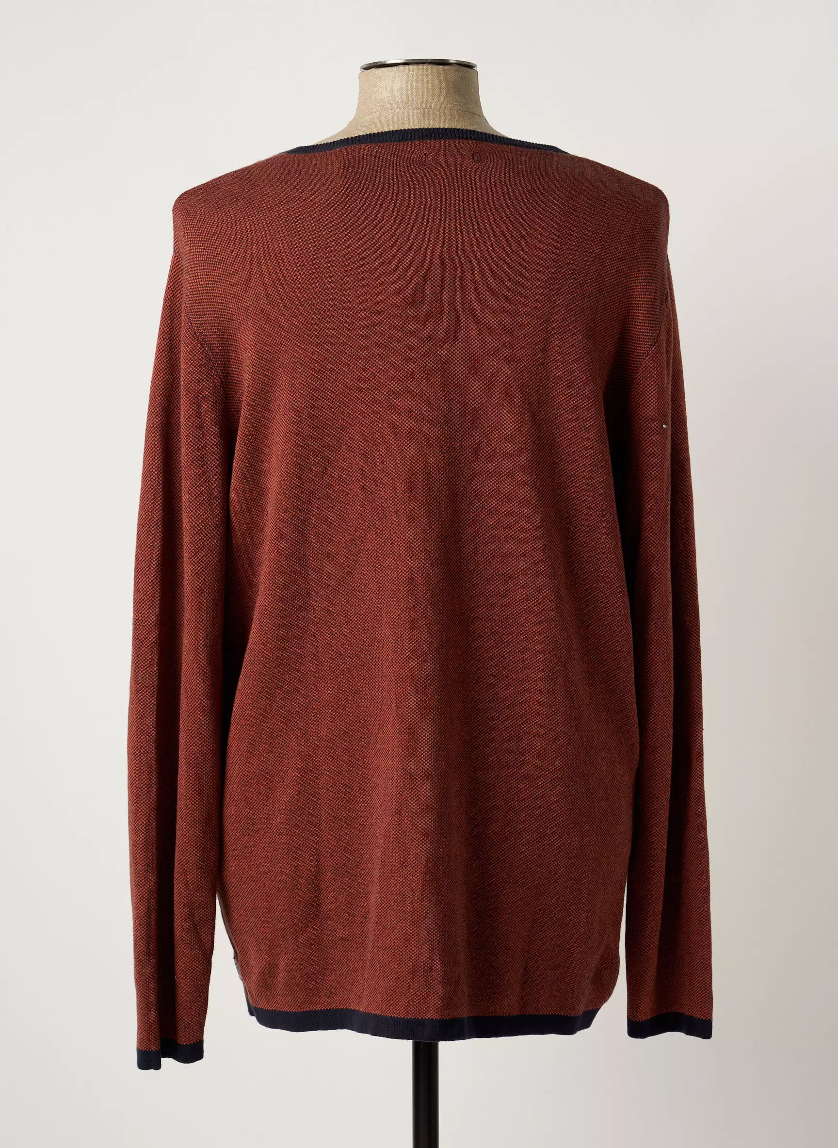 Tom Tailor Pulls Homme couleur orange