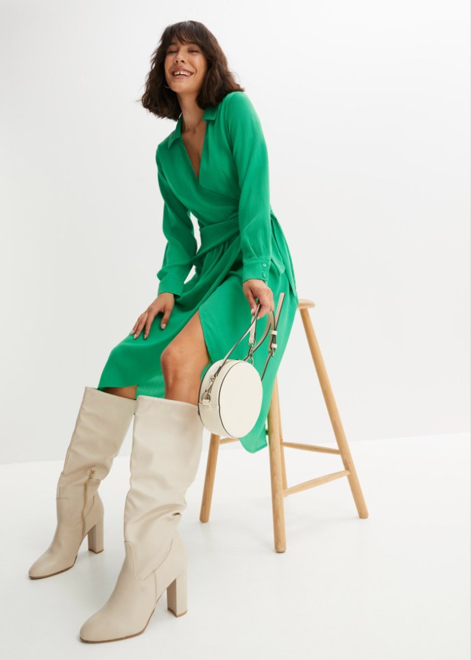 Kleid aus recyceltem Polyester