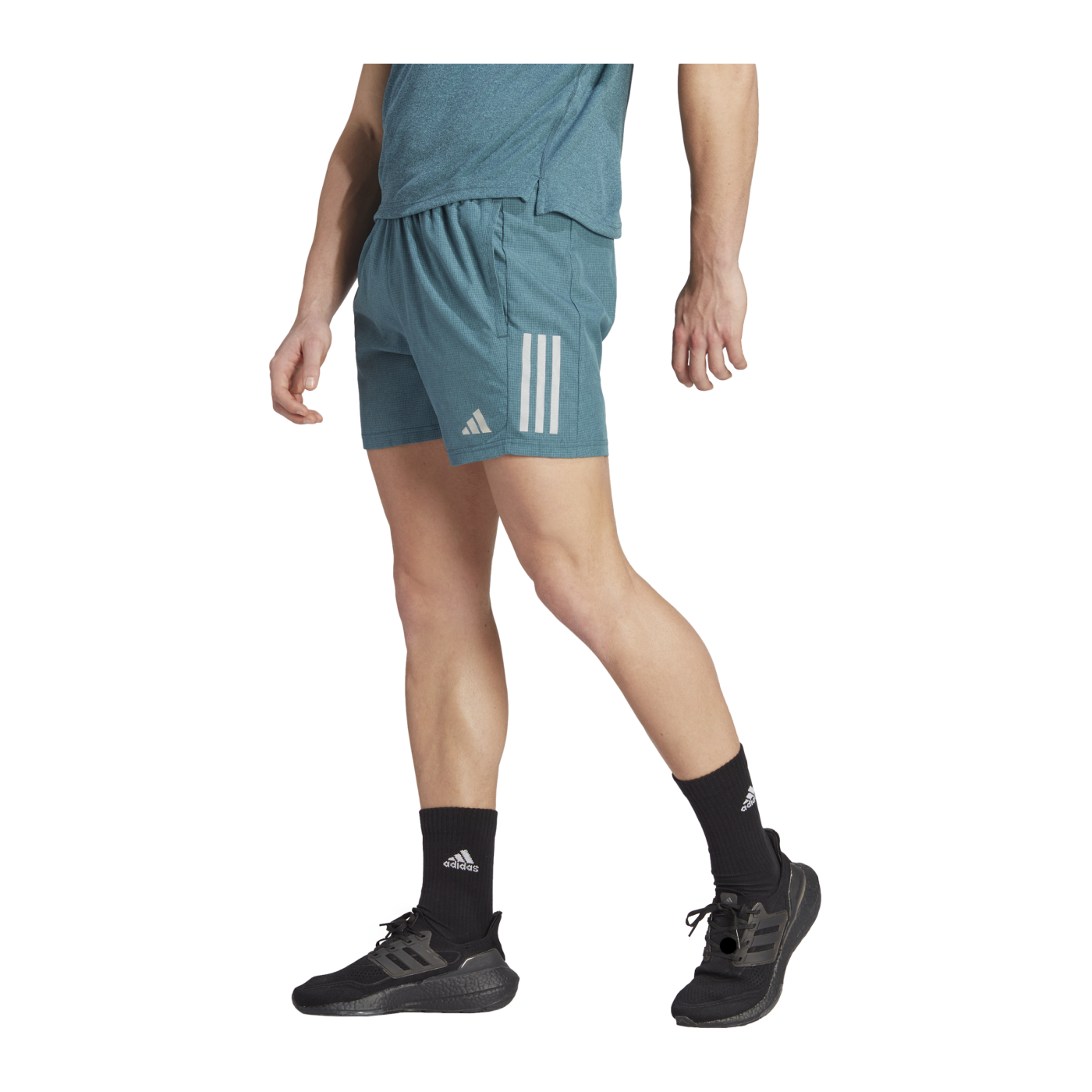 adidas Own The Run Heather Short Grün