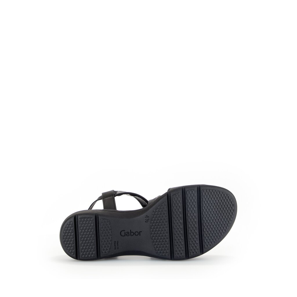Gabor fashion Riemchensandale schwarz