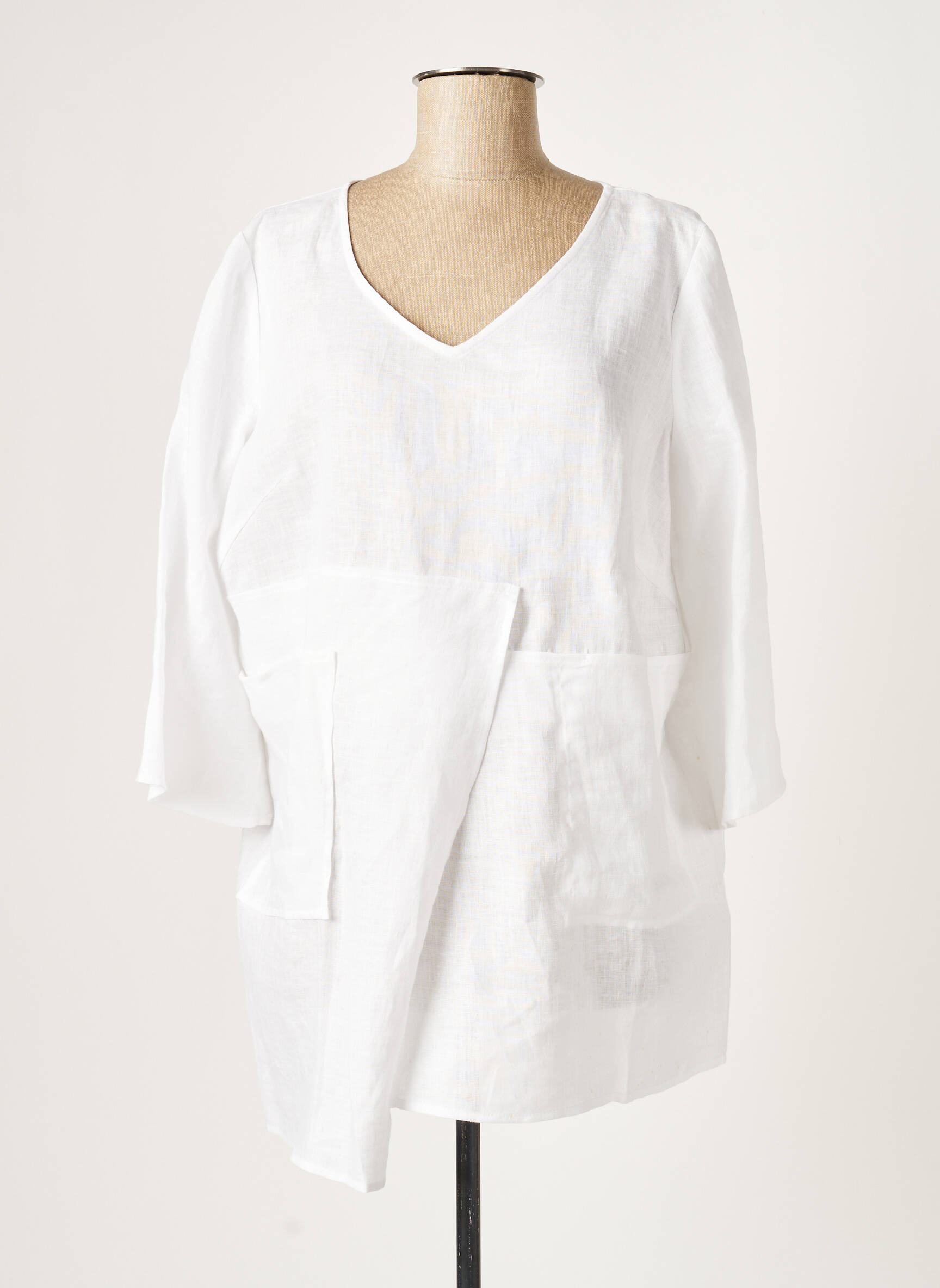 Kedziorek Tuniquemanchelongue Femme couleur blanc