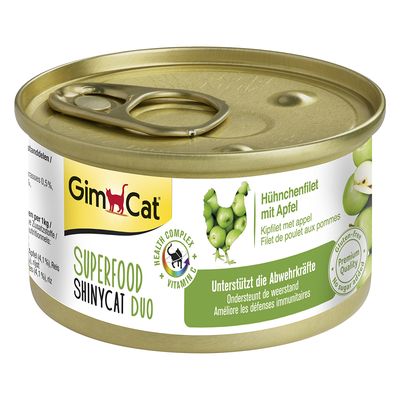 GimCat Superfood ShinyCat Duo 24 x 70 g