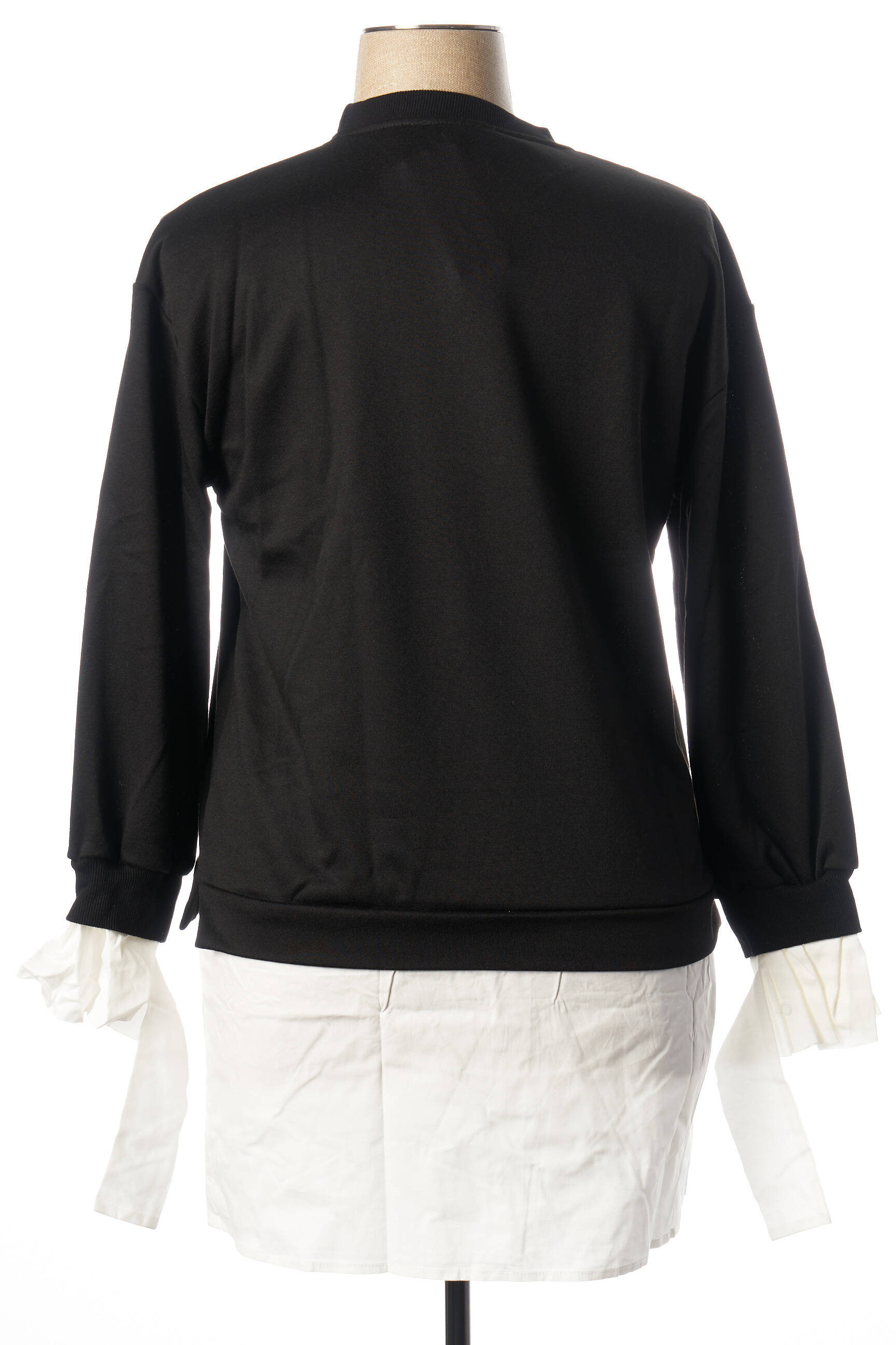 Aikha Tuniquemanchelongue Femme couleur noir