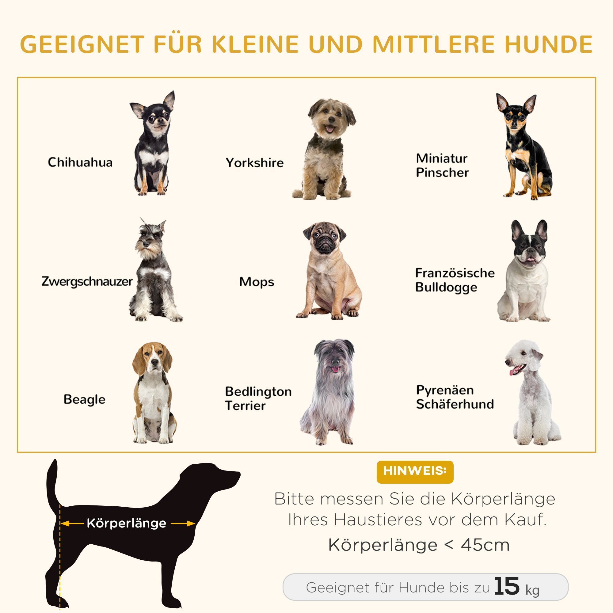 PawHut Tierbett Hundebett