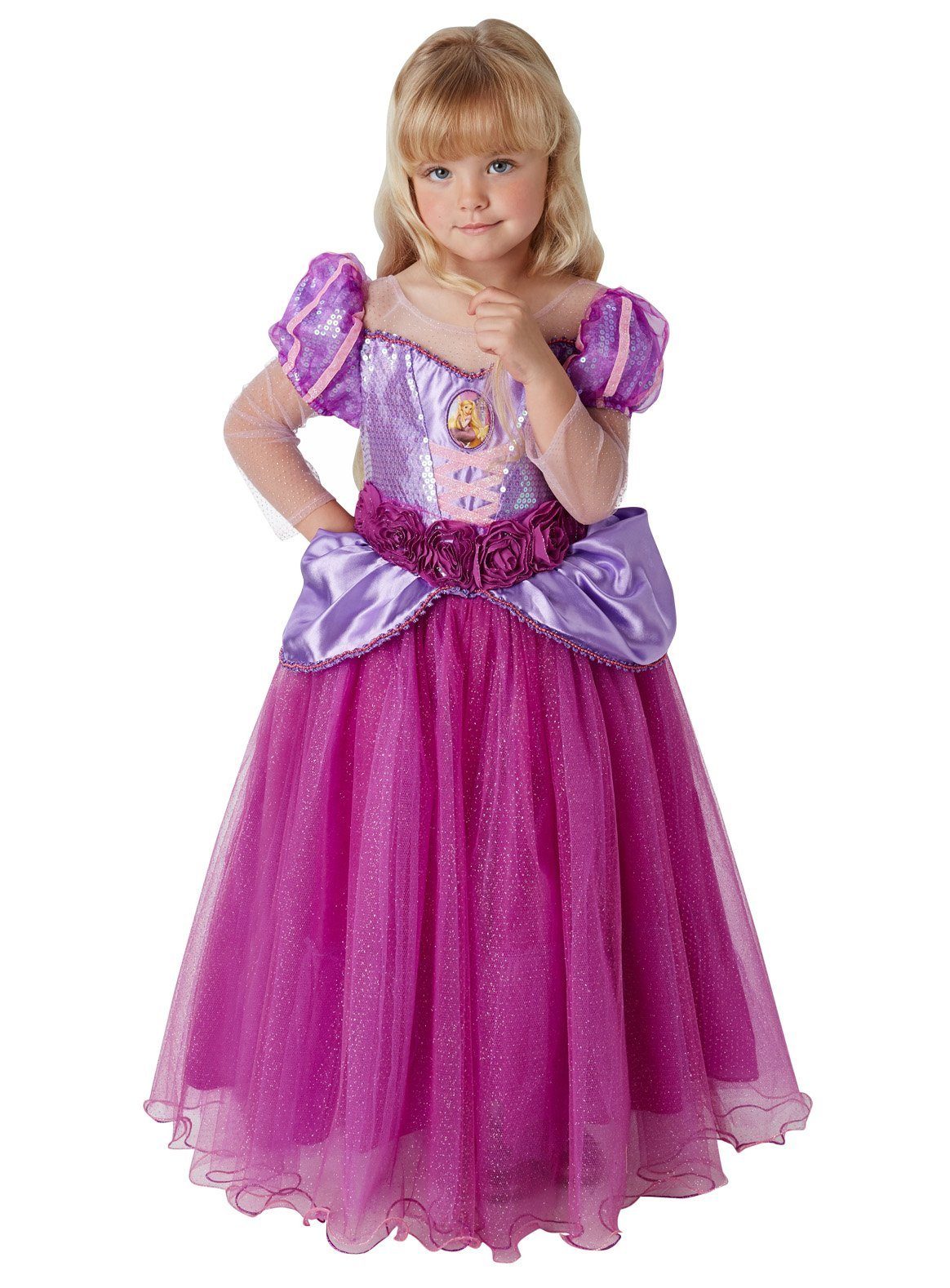 Rubie´s Kostüm  Prinzessin Rapunzel Tüllkleid für Kinder, Klassische Märchenprinzessin aus dem  Universum