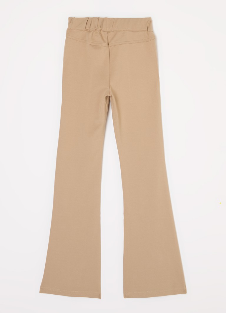 AI&KO  Lexy high waist flared fit broek met steekzakken