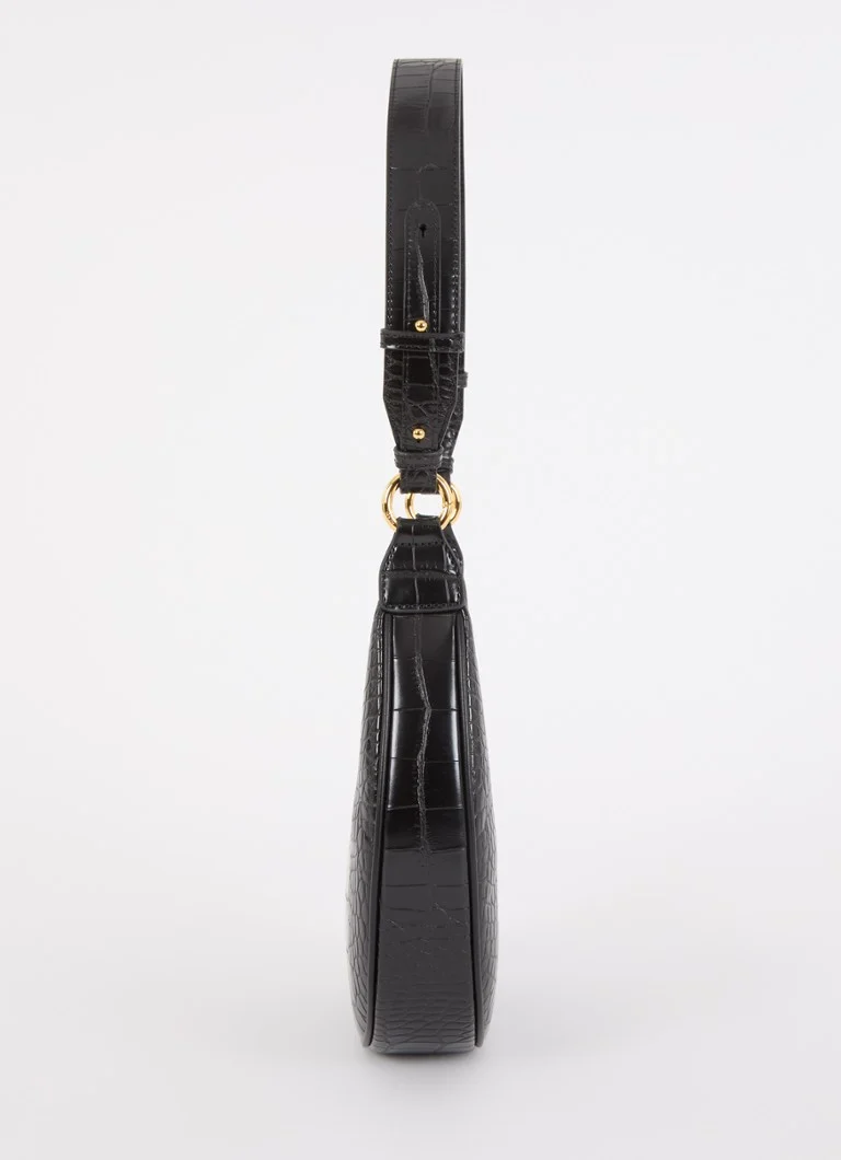 JW PEI Carly shoulder bag with croc texture