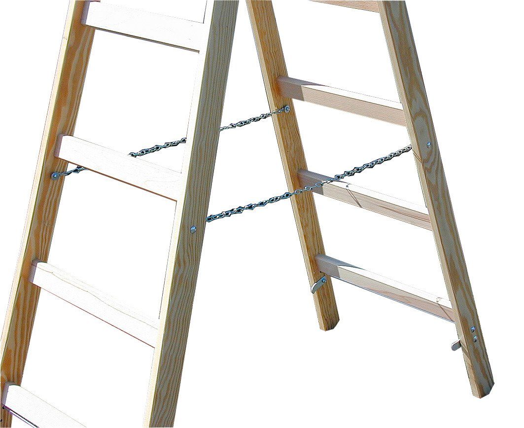 KRAUSE Doppelleiter Stabilo, 2x5 Sprossen, beidseitig begehbar