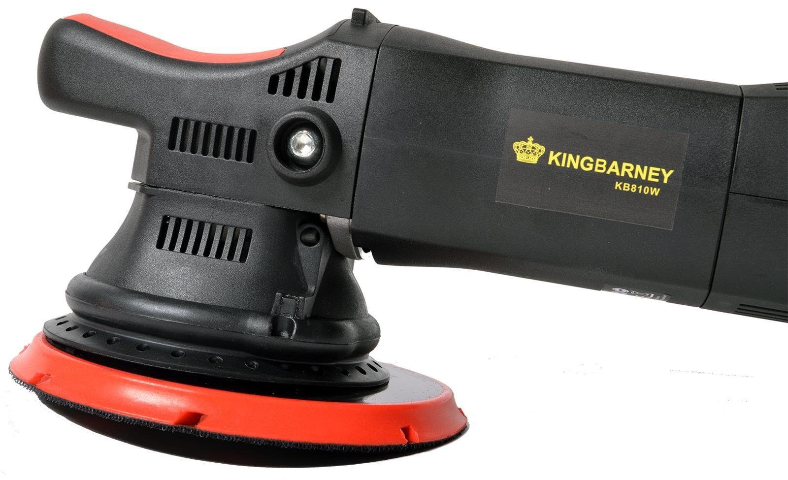 PROMAFIT Exzenter Poliermaschine Rotationspoliermaschine Polierer 810W 21mm Hub, 1650 min. U/min, 4800 max. U/min, Ø 150,00 mm, (Set), ohne Akku und Ladegerät, Poliermaschine für Rechts- und Linkshänder