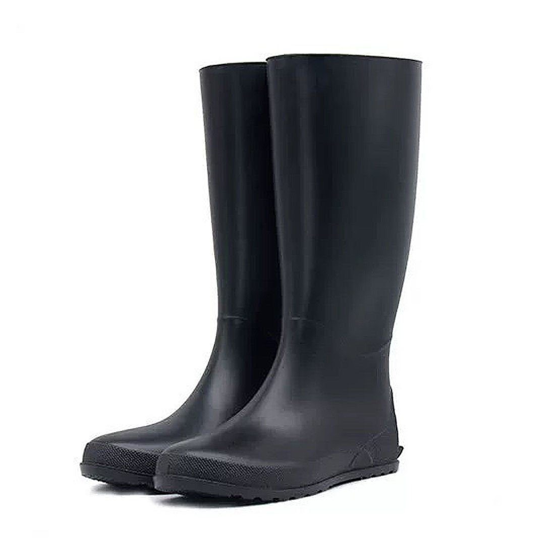 DÖRÖY Leichte wasserdichte Damen-Regenstiefel, rutschfeste hohe Regenschuhe Gummistiefel