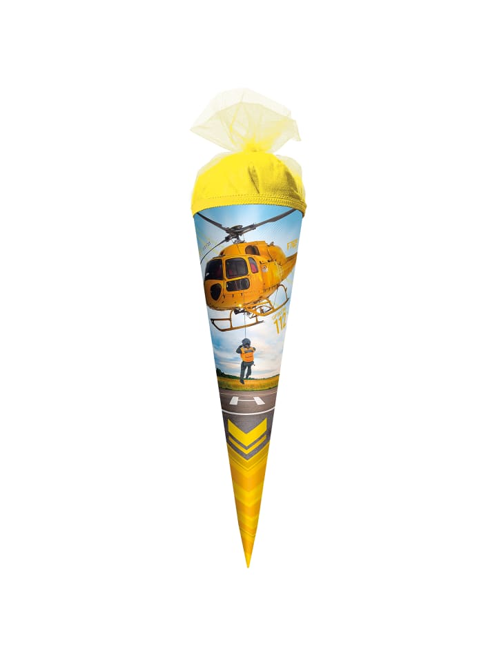 ROTH Geschenk-Schultüte klein Helikopter 50 cm in Gelb günstig kaufen onesize