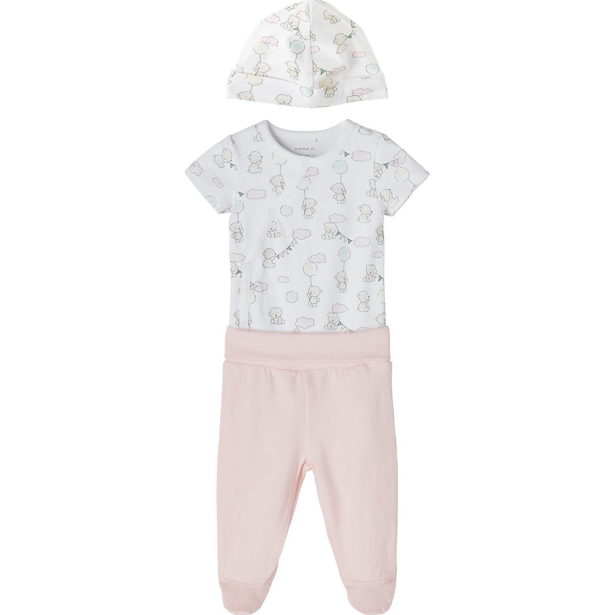 Baby Set Wickelbody + Leggings + Mütze PATTI, Organic Cotton