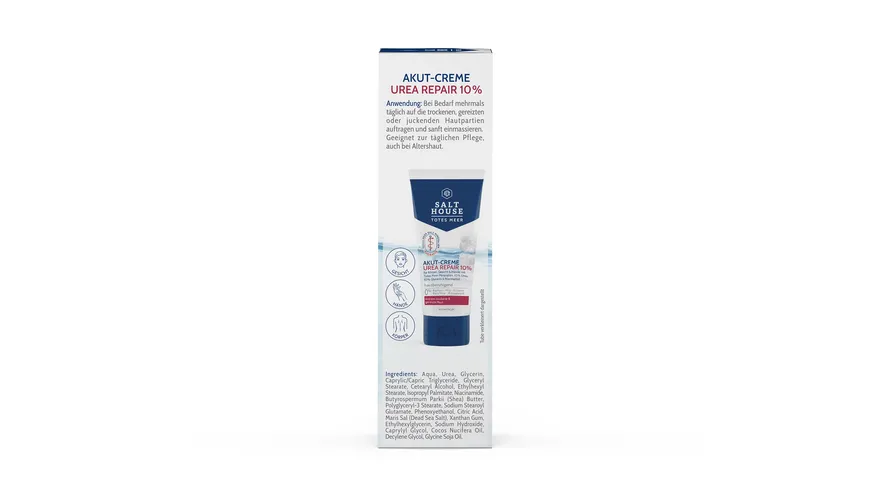 SALTHOUSE Totes Meer Therapie Akut-Creme Urea Repair 10% 100 ml