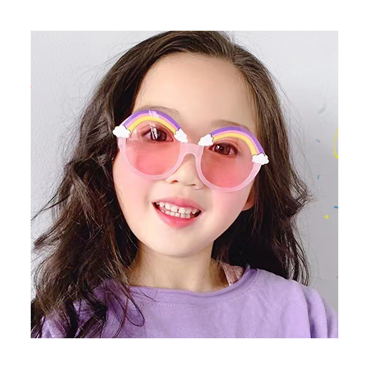 Sonnenbrille Regenbogen UV400 Sonnenbrillen für Kinder