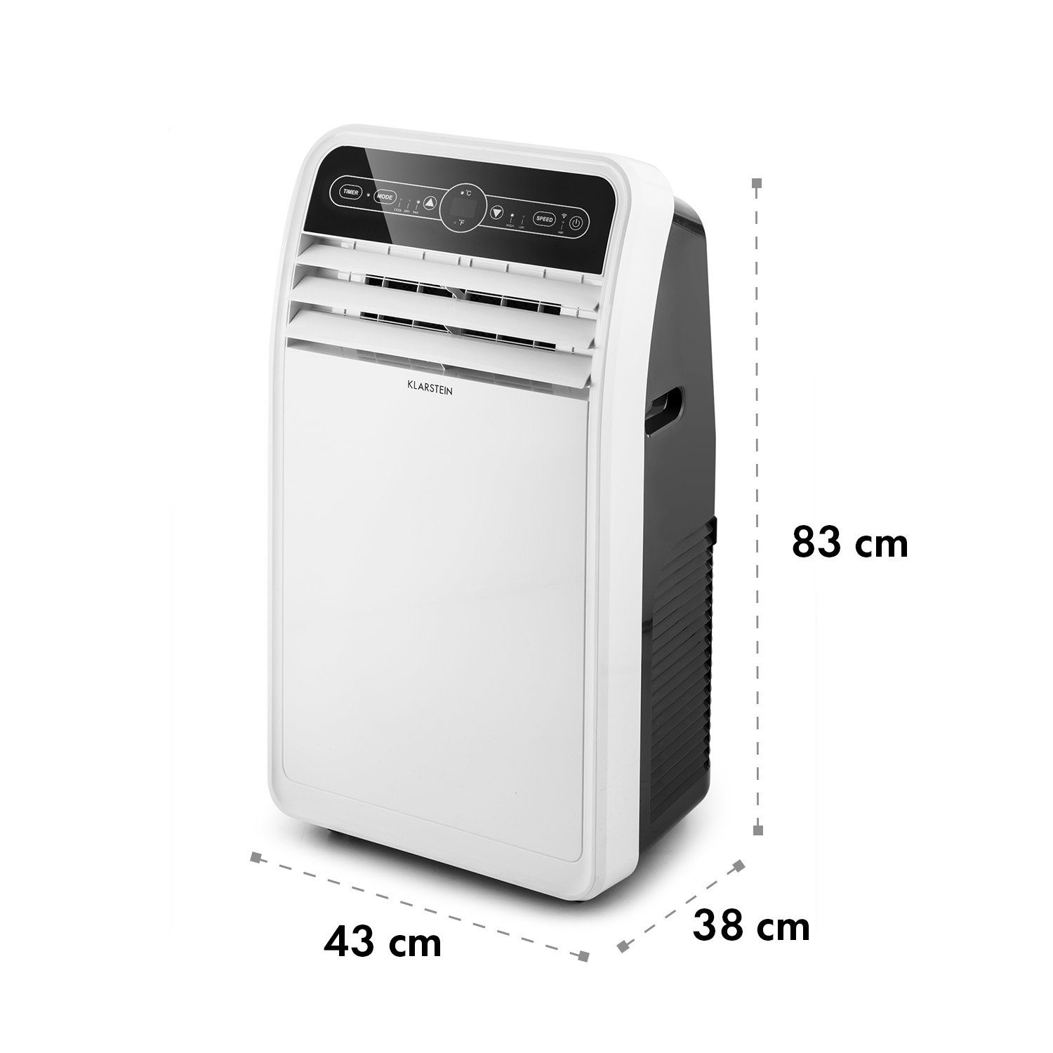 Klarstein Klimagerät Metrobreeze New York 7K, Klimagerät mobil Air Conditioner Kühlgerät Luftkühler