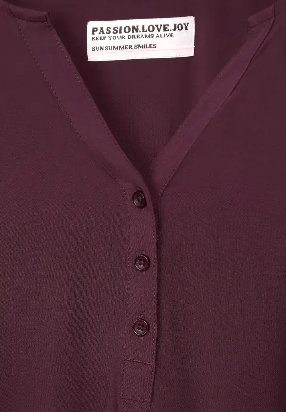 CECIL Unifarbene Basic Bluse
