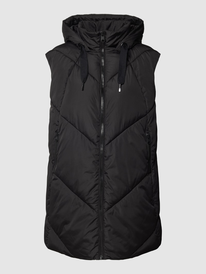 Steppweste in ärmellosem Design Modell 'BEVERLY' in schwarz