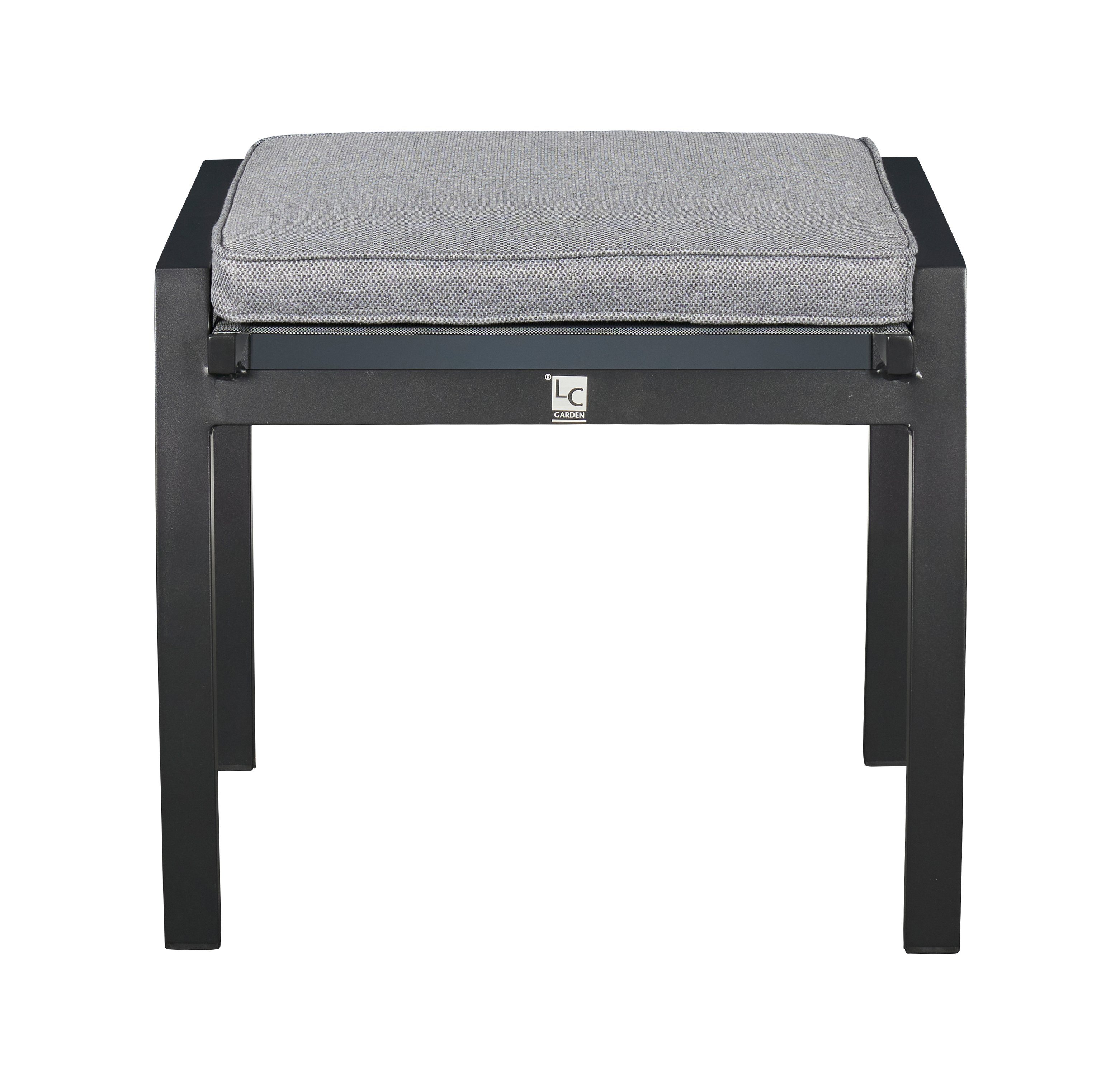 LC Garden Gartenlounge-Hocker LC Garden Sondrino Hocker Aluminium/Textilene (1)