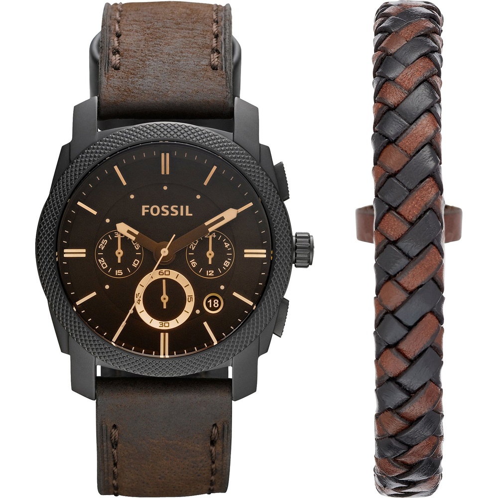 Fossil Set de montres Acier inoxydable Bijoux