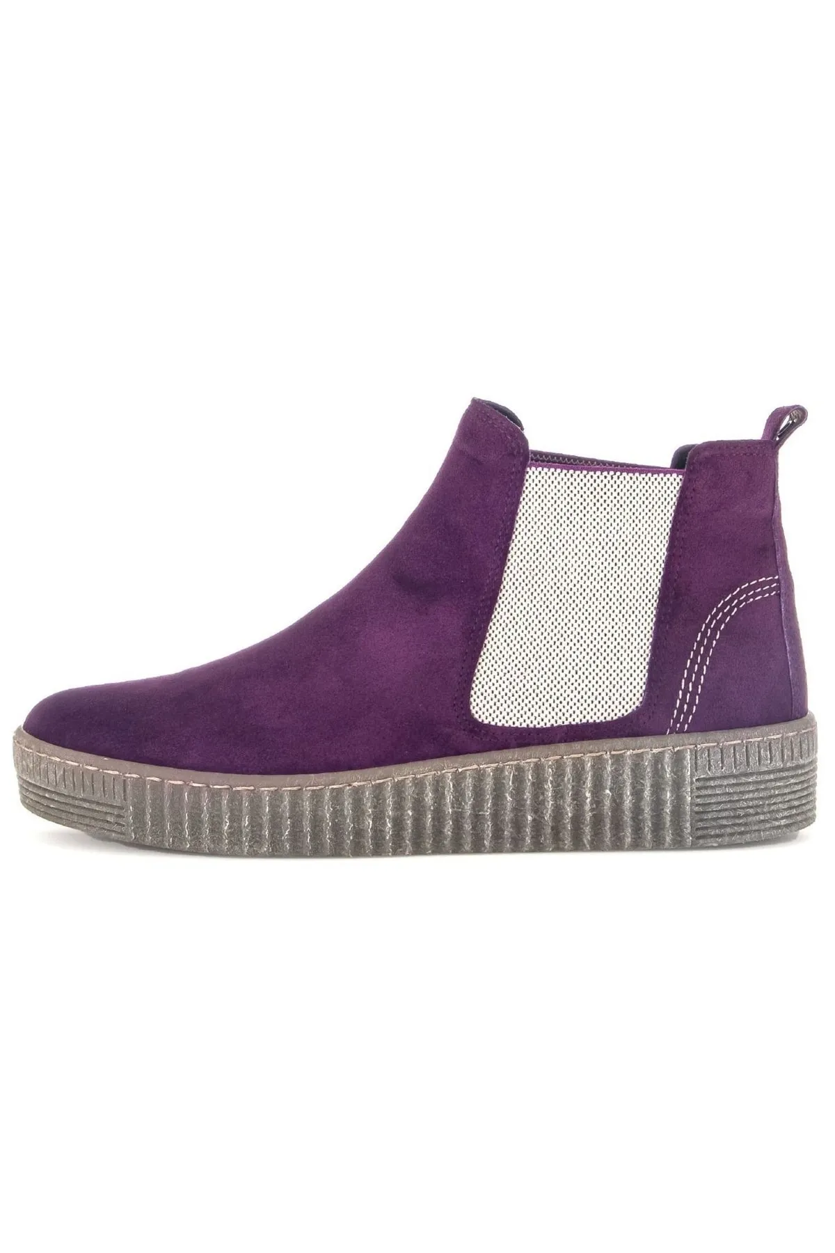GABOR  Stiefelette - Lila - Flacher Absatz