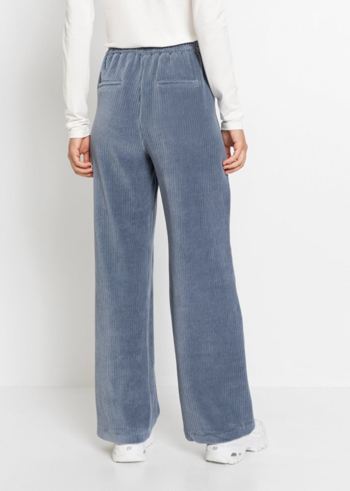 Ausgestellte Hose in Cordoptik