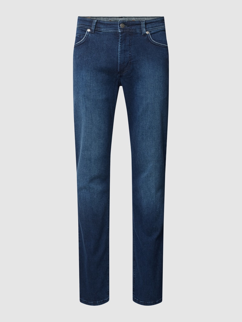 Jeans im 5-Pocket-Design in aqua blau