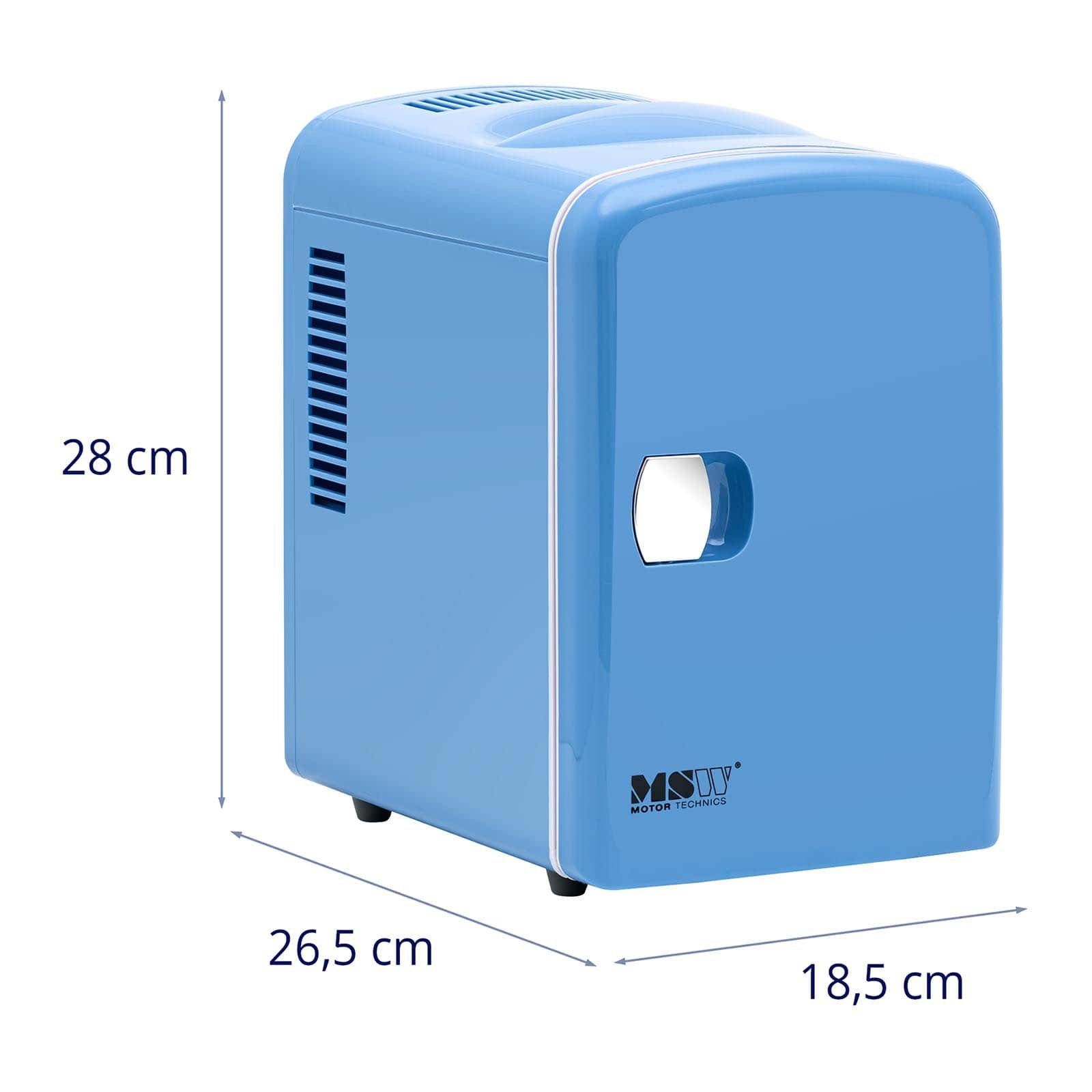MSW Elektrische Kühlbox Mini-Kühlschrank 12 V/230 V - 2-in-1-Gerät mit Warmhaltefunktion 4L