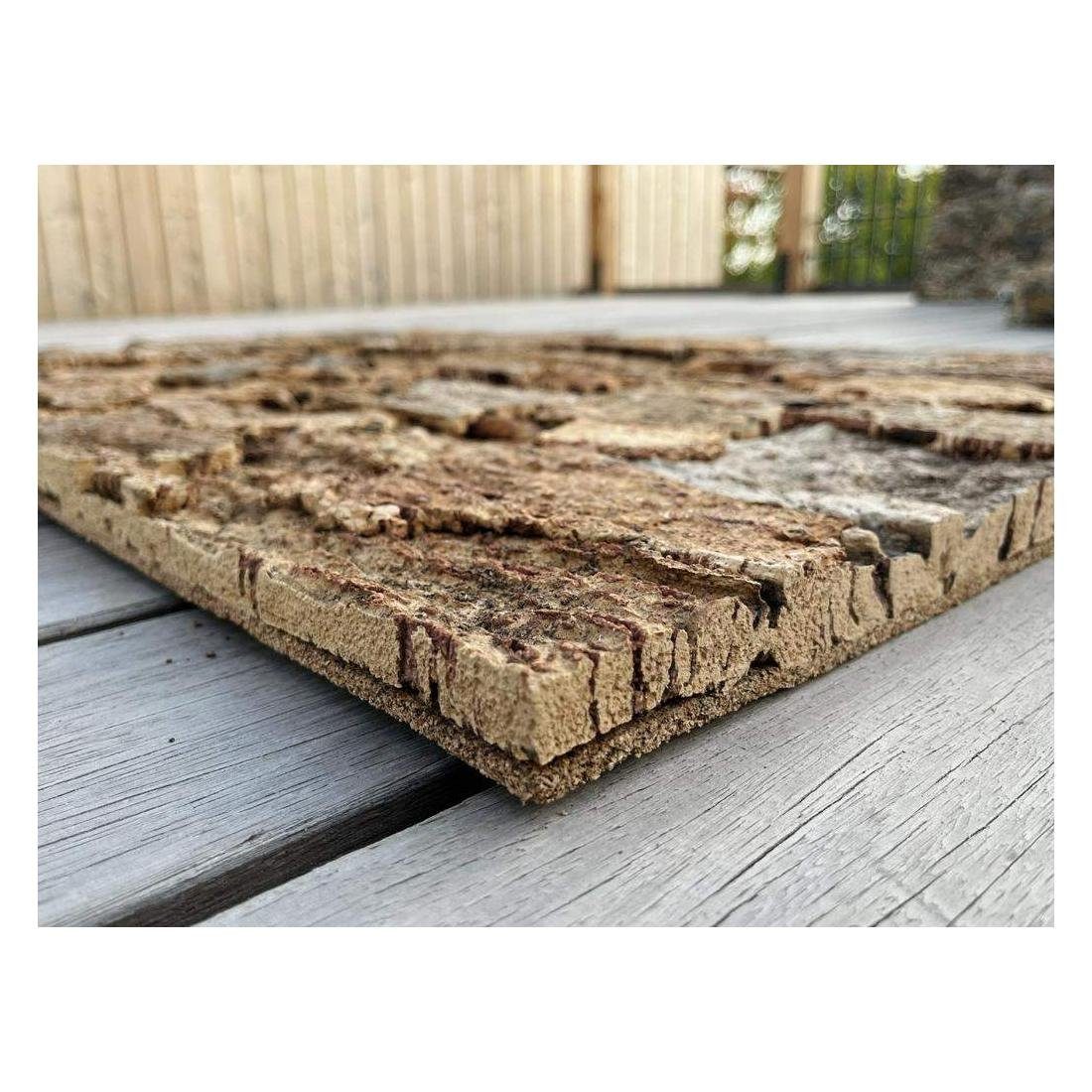 Kork-Deko.de Terrarienrückwand Rückwand für Terrarium & Auqarium aus Kork im Stil 