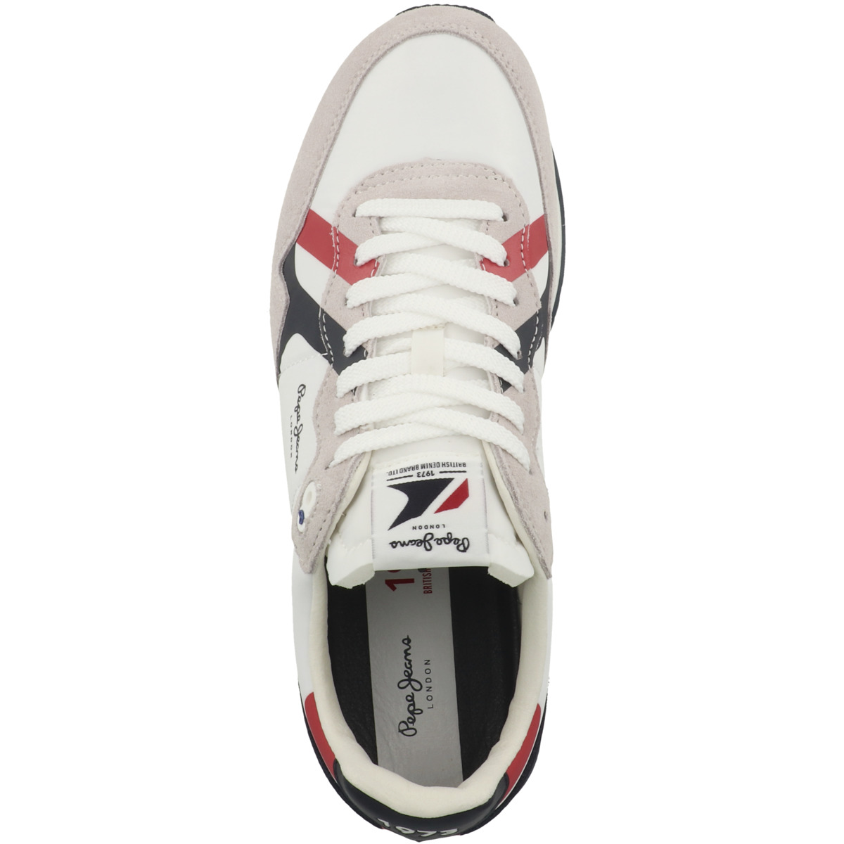 Pepe Jeans Brit Road Sneaker Low weiss