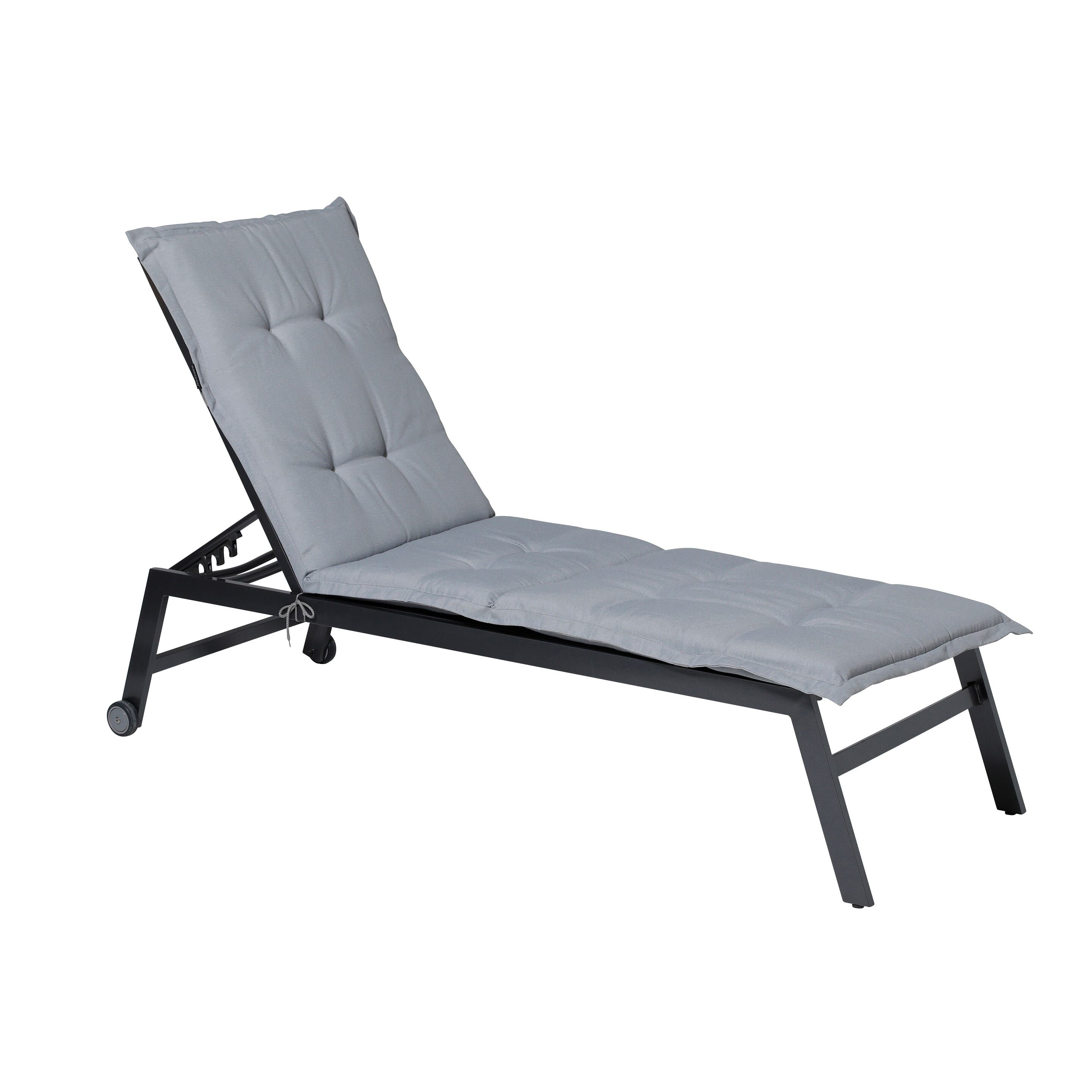 Madison Panama Hellgrau 200x65 Liegekissen