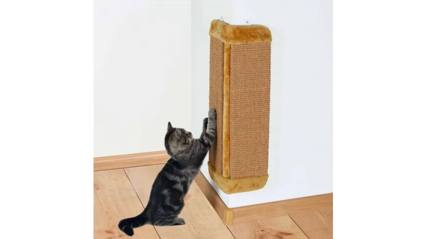 Trixie Kratzbrett-Ecke 32 x 60 cm braun/braun Katzenzubehör