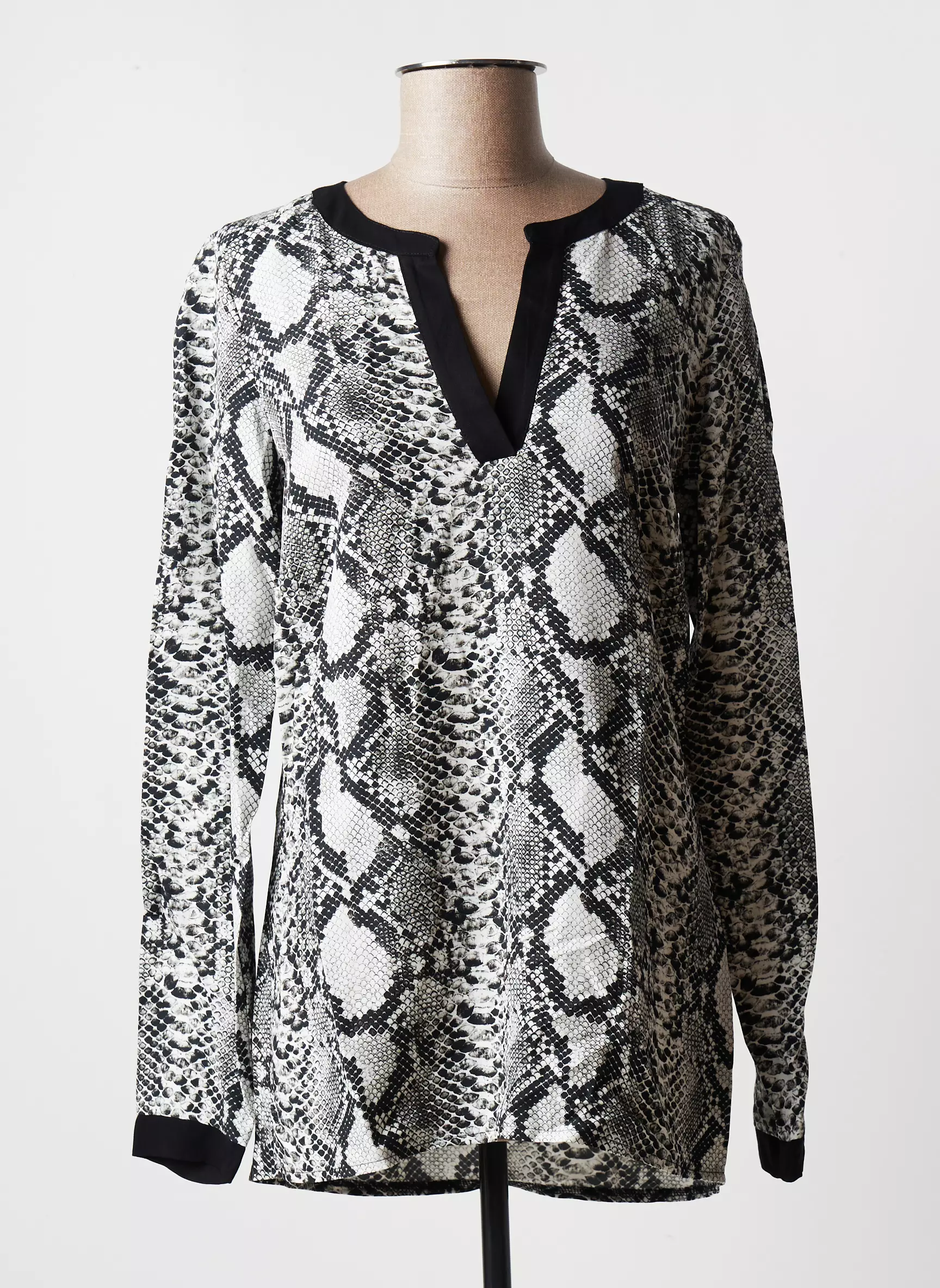 Geisha Blouses Femme couleur gris