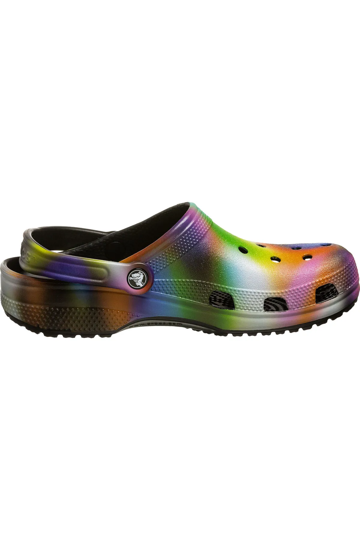 Crocs  Pantolette - Schwarz - Flacher Absatz
