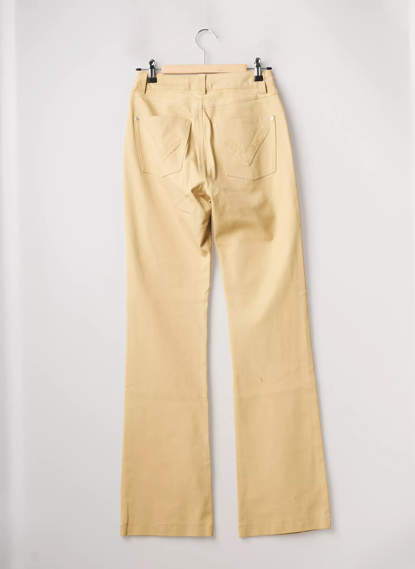 Votre Nom Pantalons Flare Femme couleur beige