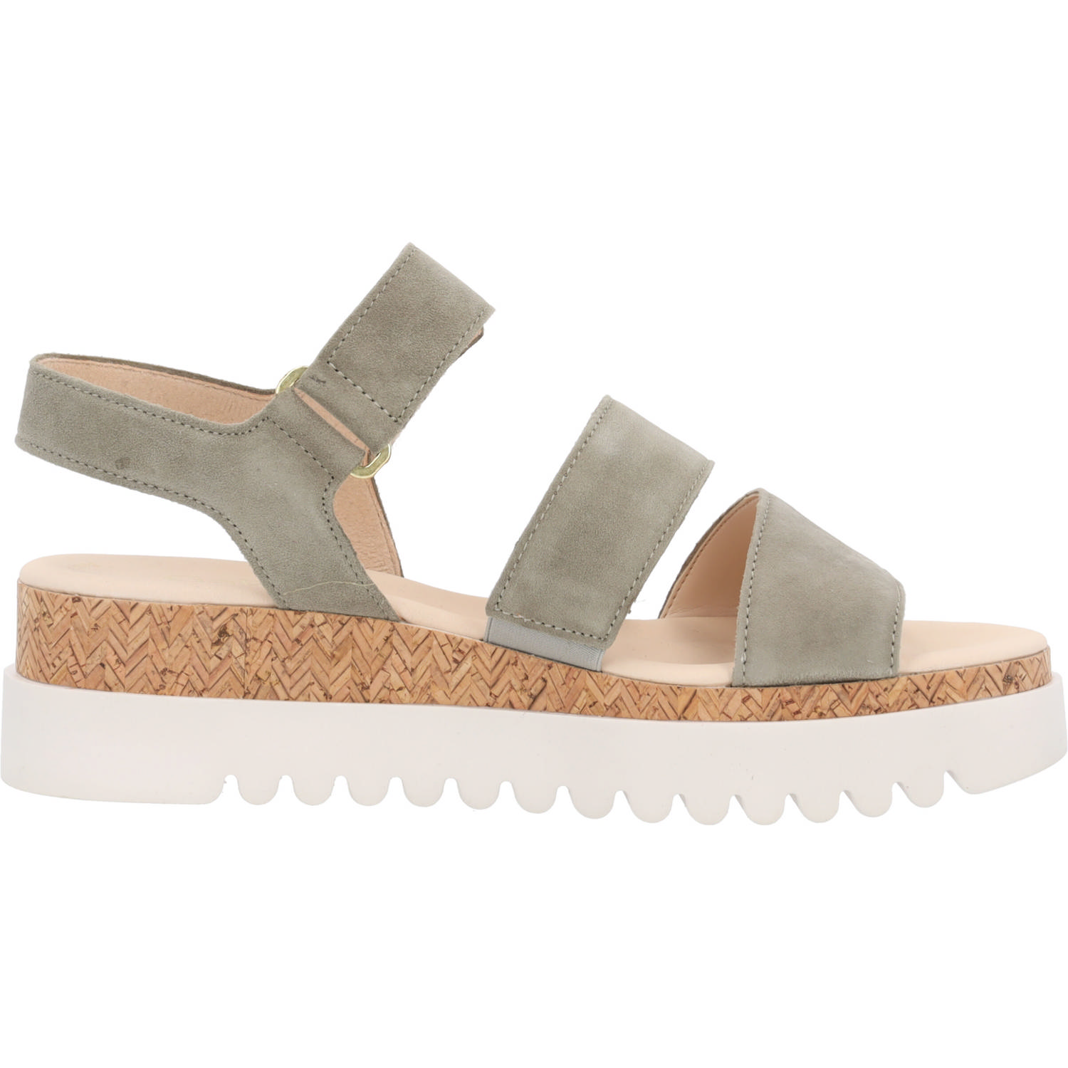 Gabor 84.660, Sandalen, Damen, Grün (Schlif)