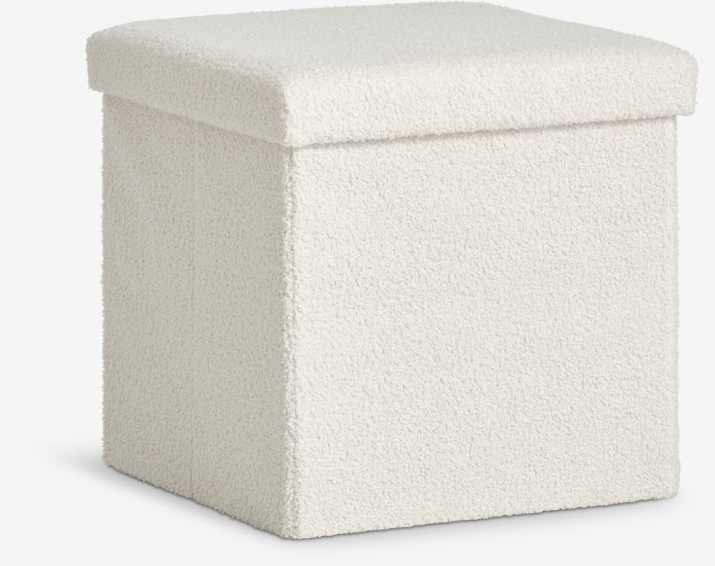 NYSTED Pufe NYSTED 38x38 com bandeja branco
