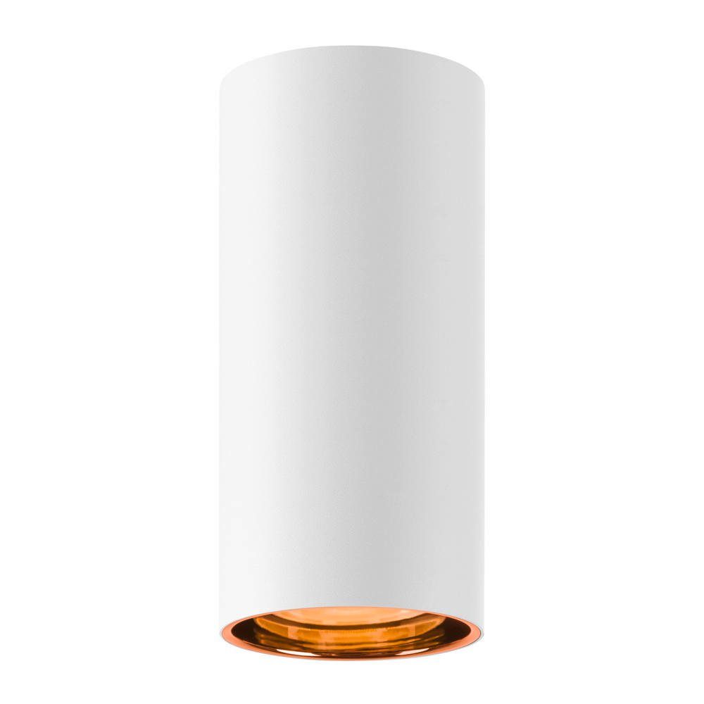SLV Deckenspot Deckenaufbauspot Asto Tube in Weiß GU10, keine Angabe, Leuchtmittel enthalten: Nein, warmweiss, Deckenstrahler, Deckenspot, Aufbaustrahler