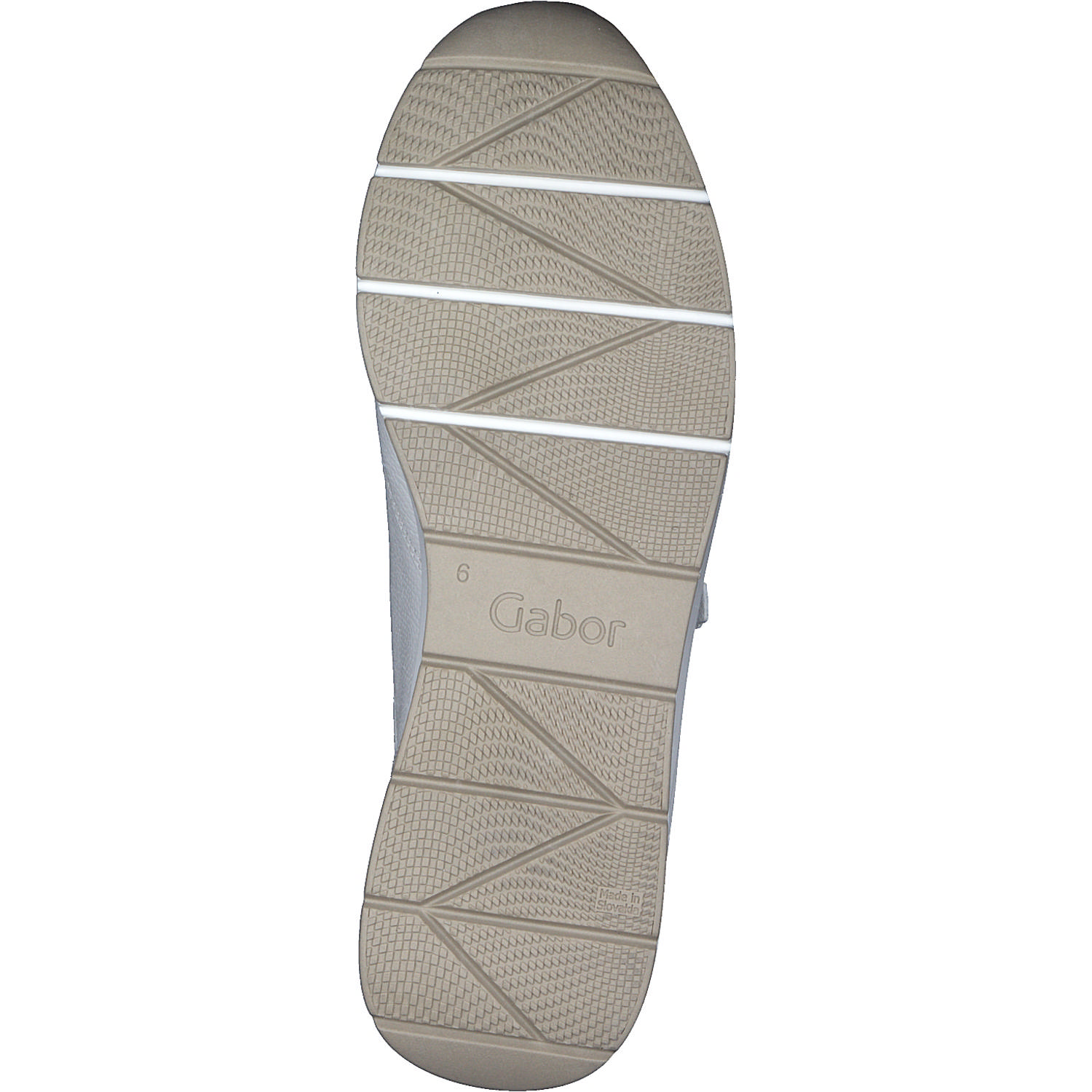 Gabor 26.587, Sneakers Low, Damen, weiss