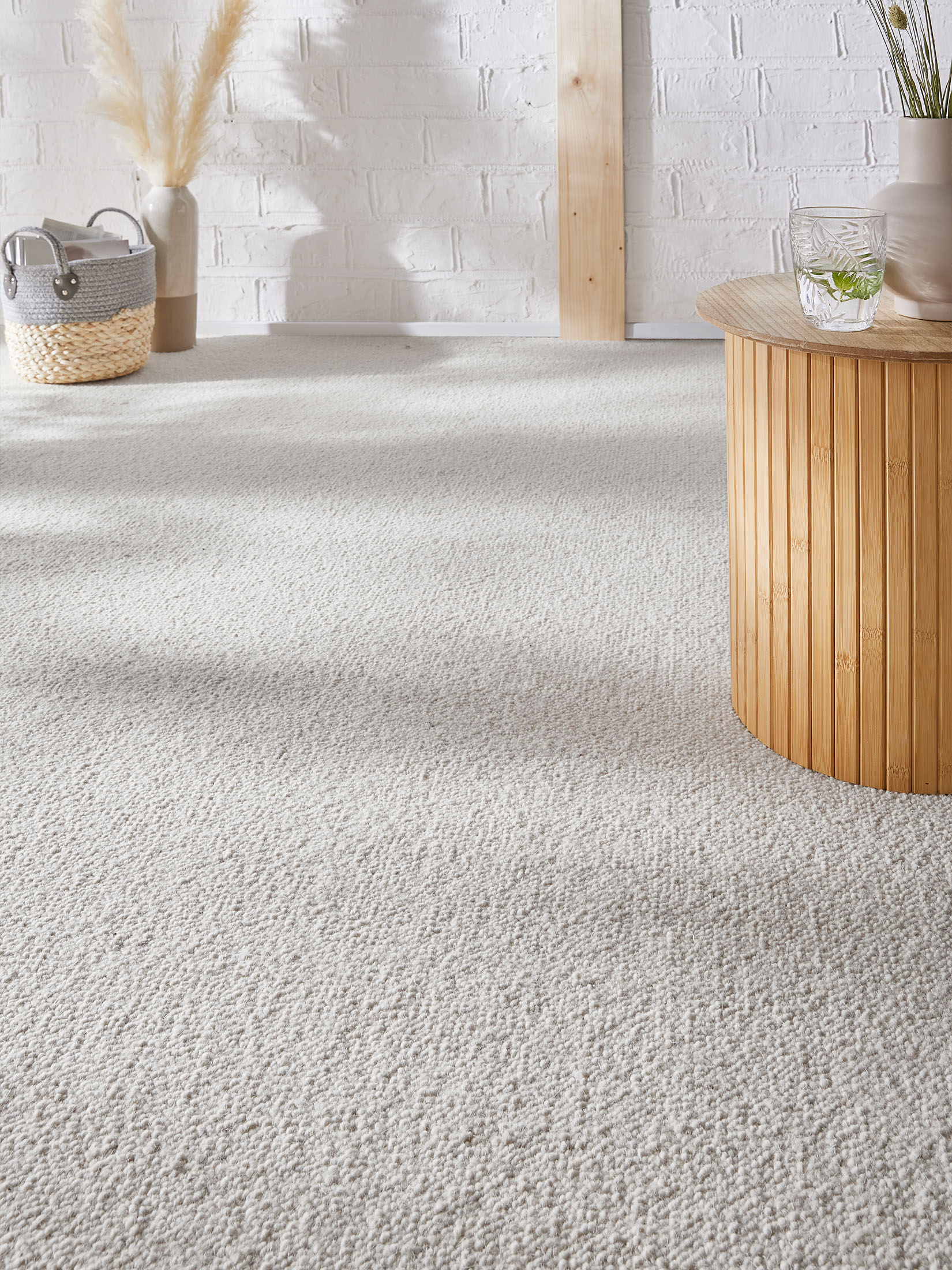 Casablanca Woll-Teppichboden, Kiesel 174