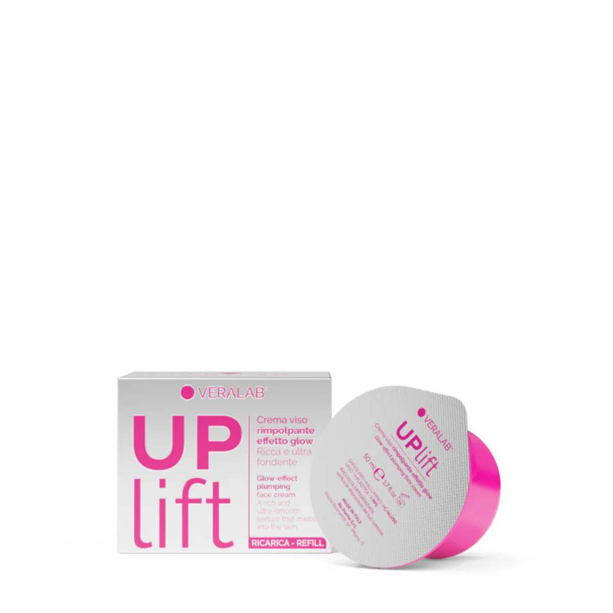 Cremas faciales reafirmantes - Crema facial voluminizadora con efecto iluminador - Tratamiento lifting facial de 24 horas