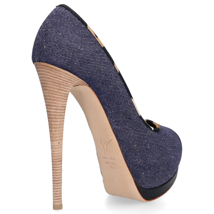 Giuseppe Zanotti - Pumps Leo Print blau - blau